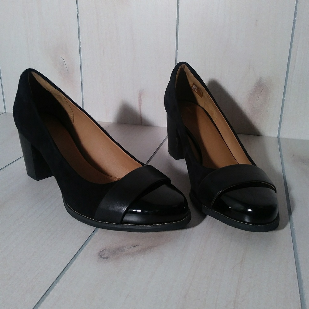 Clarks Artisan Tarah Brae Suede Leather Pumps 12